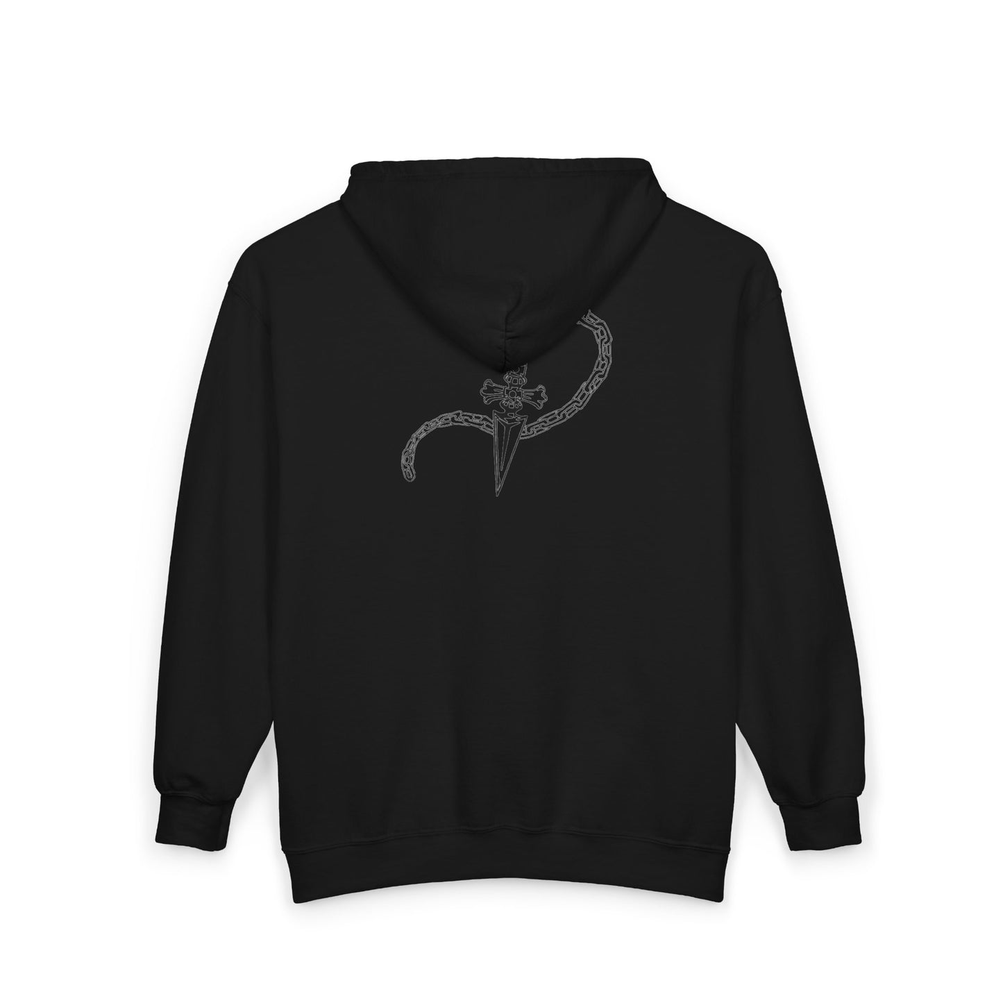 Hoodie - Kurapika Chain Heart Zip-Up Hooded Sweatshirt