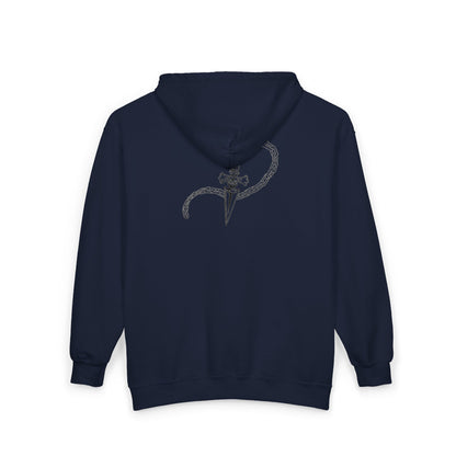 Hoodie - Kurapika Chain Heart Zip-Up Hooded Sweatshirt