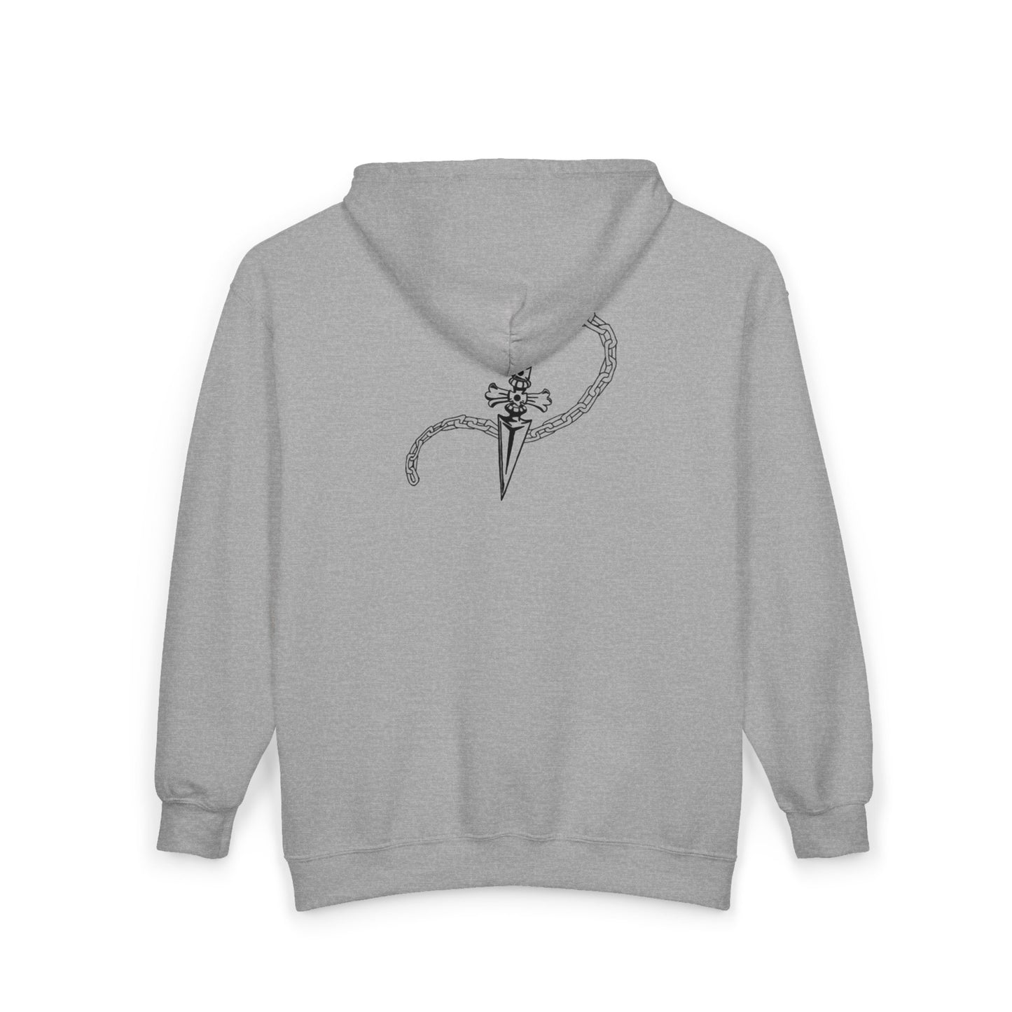 Hoodie - Kurapika Chain Heart Zip-Up Hooded Sweatshirt